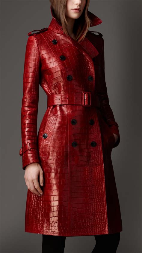 burberry leather sleeve coat|women's leather car coat.